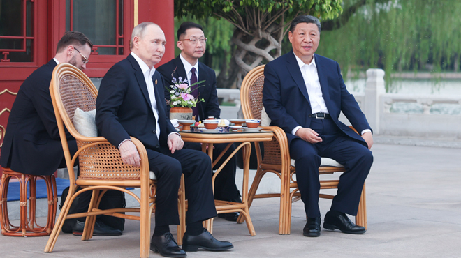  Xi Jinping and Russian President Putin met on a small scale in Zhongnanhai