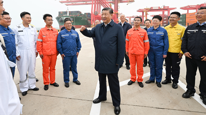  Xi Jinping stressed during his visit to Shandong that he would work hard to write a chapter of Chinese style modernization in Shandong, driven by the further comprehensive deepening of reform