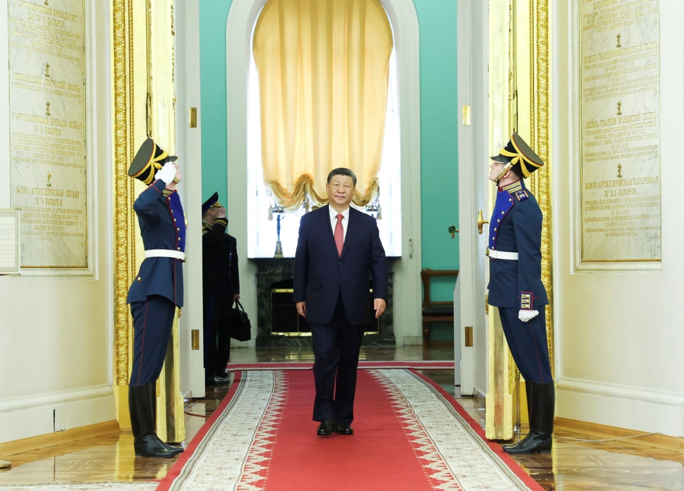 习近平同俄罗斯总统普京会谈