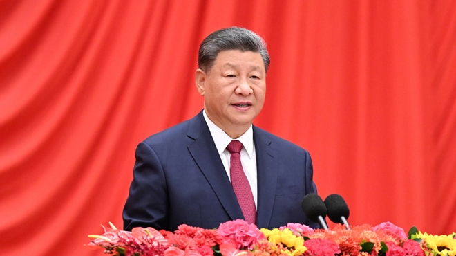 庆祝中华人民共和国成立75周年招待会隆重举行 习近平发表重要讲话